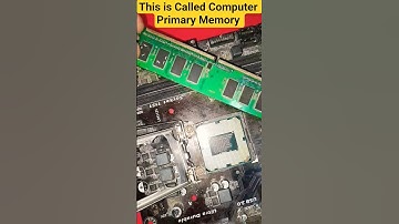 Computer Primary Memory | RAM | ROM | Cache #computer #memory #ccc #nielitolevel #education