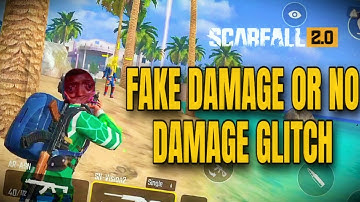 FAKE DAMAGE OR NO DAMAGE PROBLEM , GLITCH 😡 #scarfall #scarfall2video 