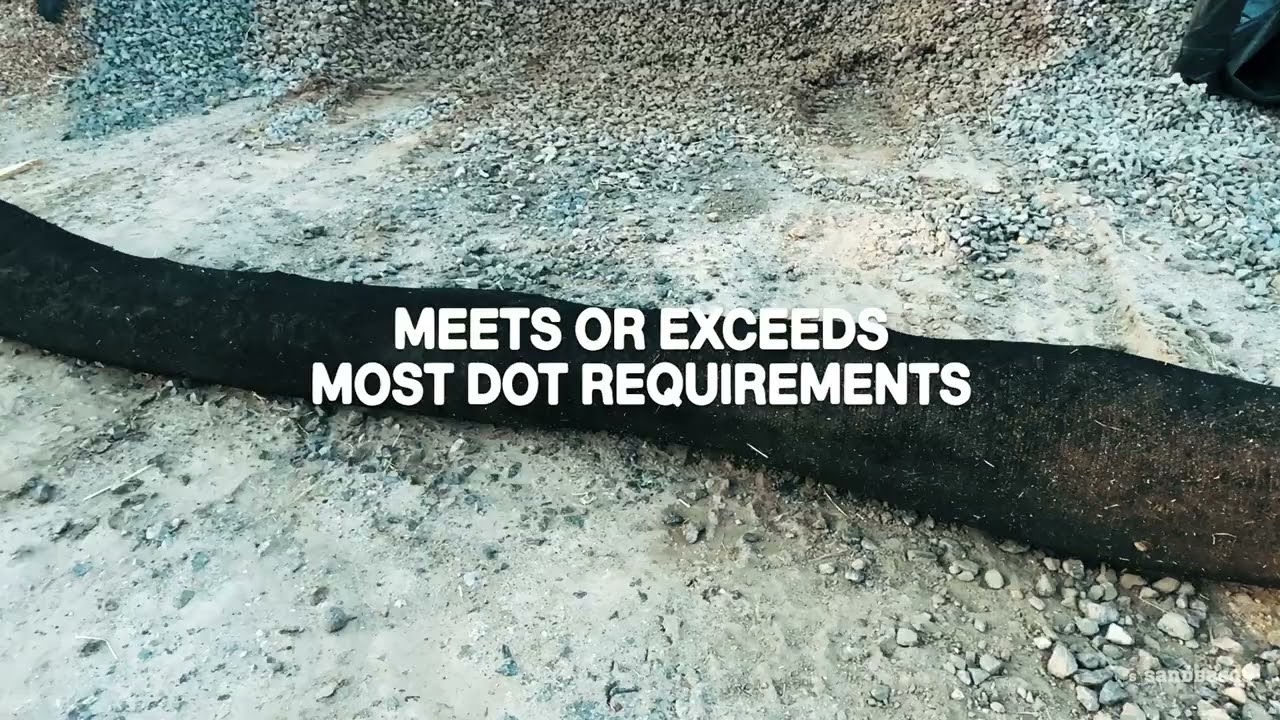 Control Erosion With Sandbaggy Plastic Compost Filter Sock