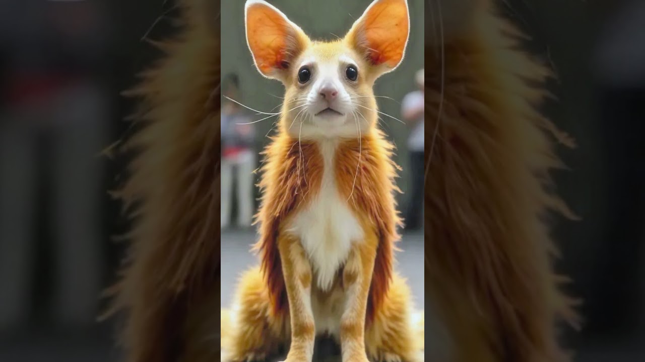 Cute animal walk in fashion show 