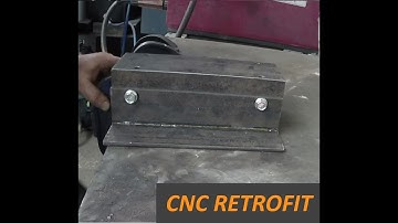 CNC Lathe Retrofit Part3- Sliding Motor Mount Boxford 240 TCL