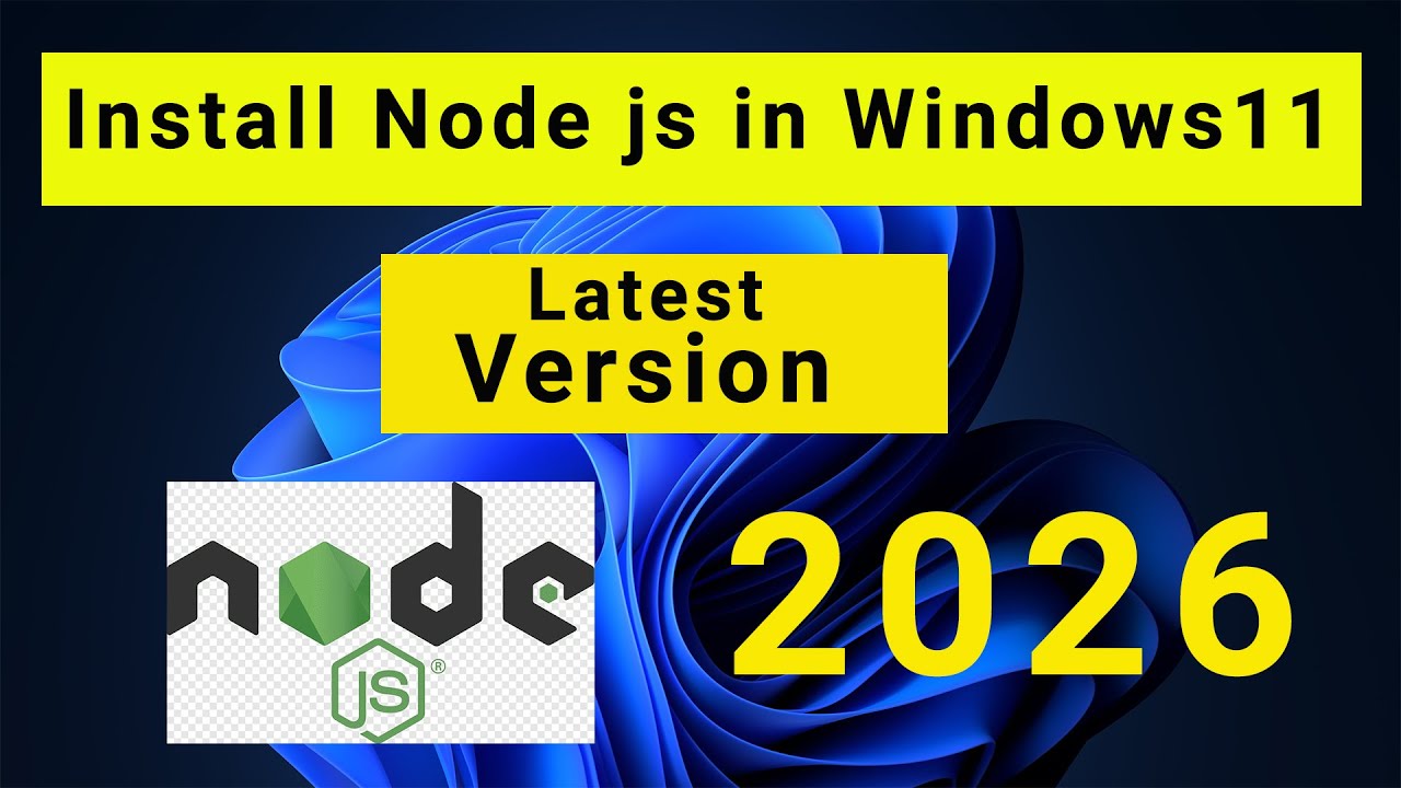 How to install Node js in Windows 11 | Latest version - 2026 | Bangla ...