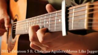 Popular Song`s 1960 2015 Guitar Cover Acoustic Fingerstyle chords