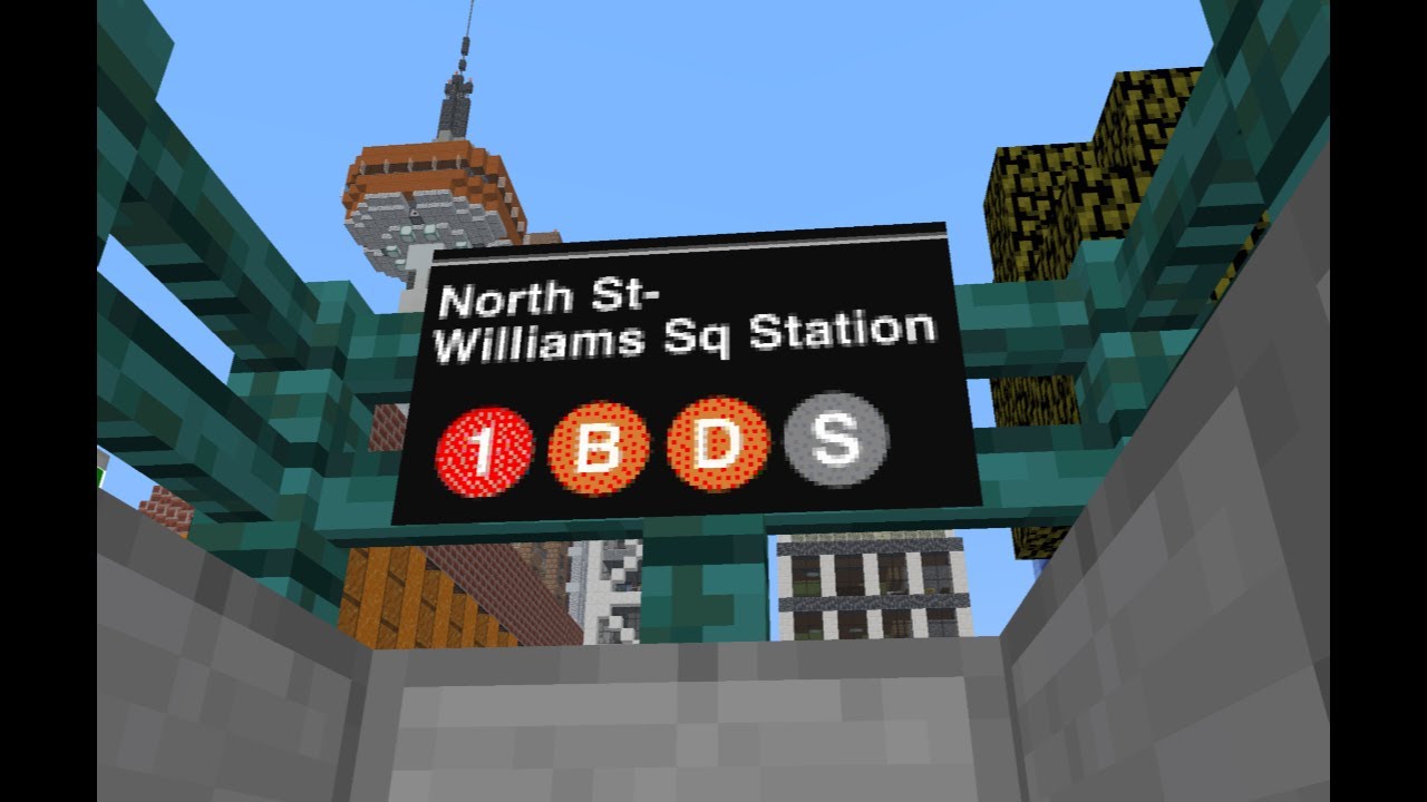 (MRT Server) Minecraft Java - New Prubourne Subway Tour