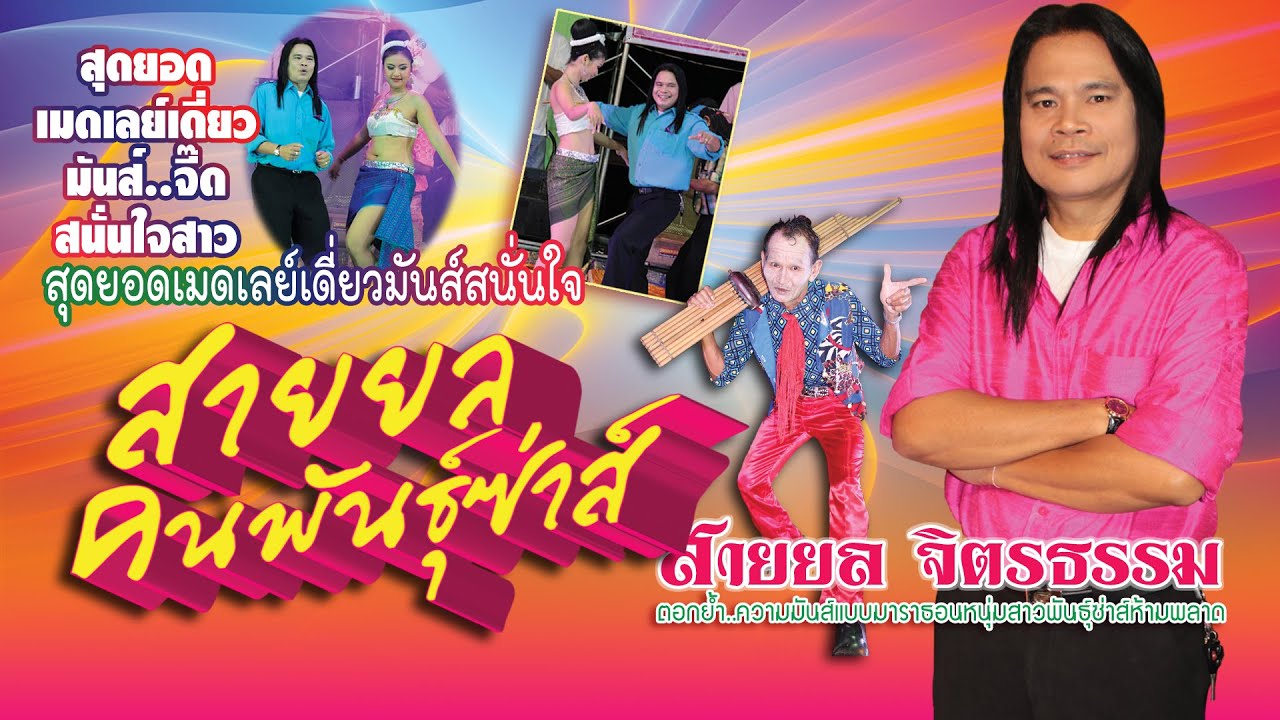 ลำกลอนประยุกต์  ชุดเมดเลย์สายยลคนพันธุ์ซ่าส์   ลำโดย สายยล จิตรธรรม