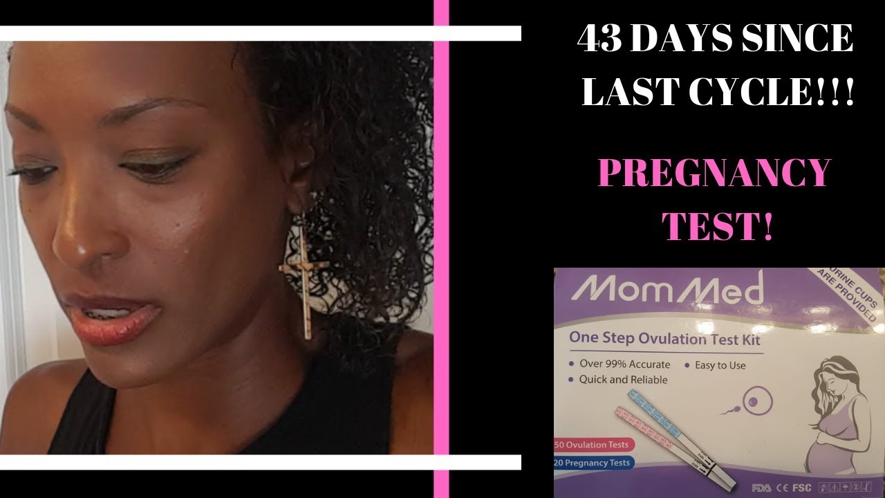 My cycle is 43 days late! Pregnancy test & BONUS footage at the end | Amazon pregnancy test