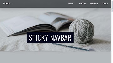 Sticky Blurry Navbar Using HTML CSS   No Javascript Required