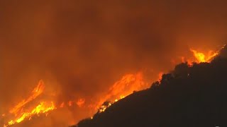 The thomas fire, now third-largest wildfire in modern california
history, roared back to life over weekend as wind gusts hitting 70 mph
pushed fl...