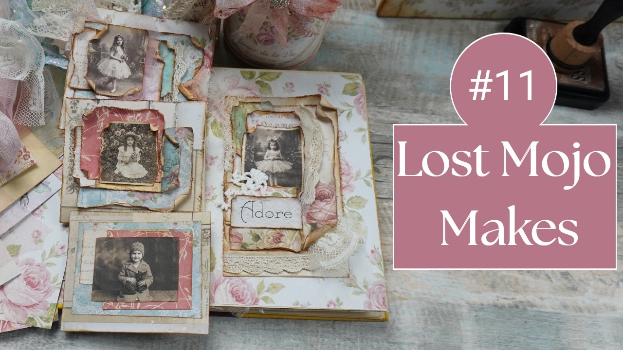 Its all about the Layers - Scrap Paper Journal Cards - Step by Step