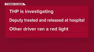 Loudon Co. deputy sent to hospital with minor injuries after crash