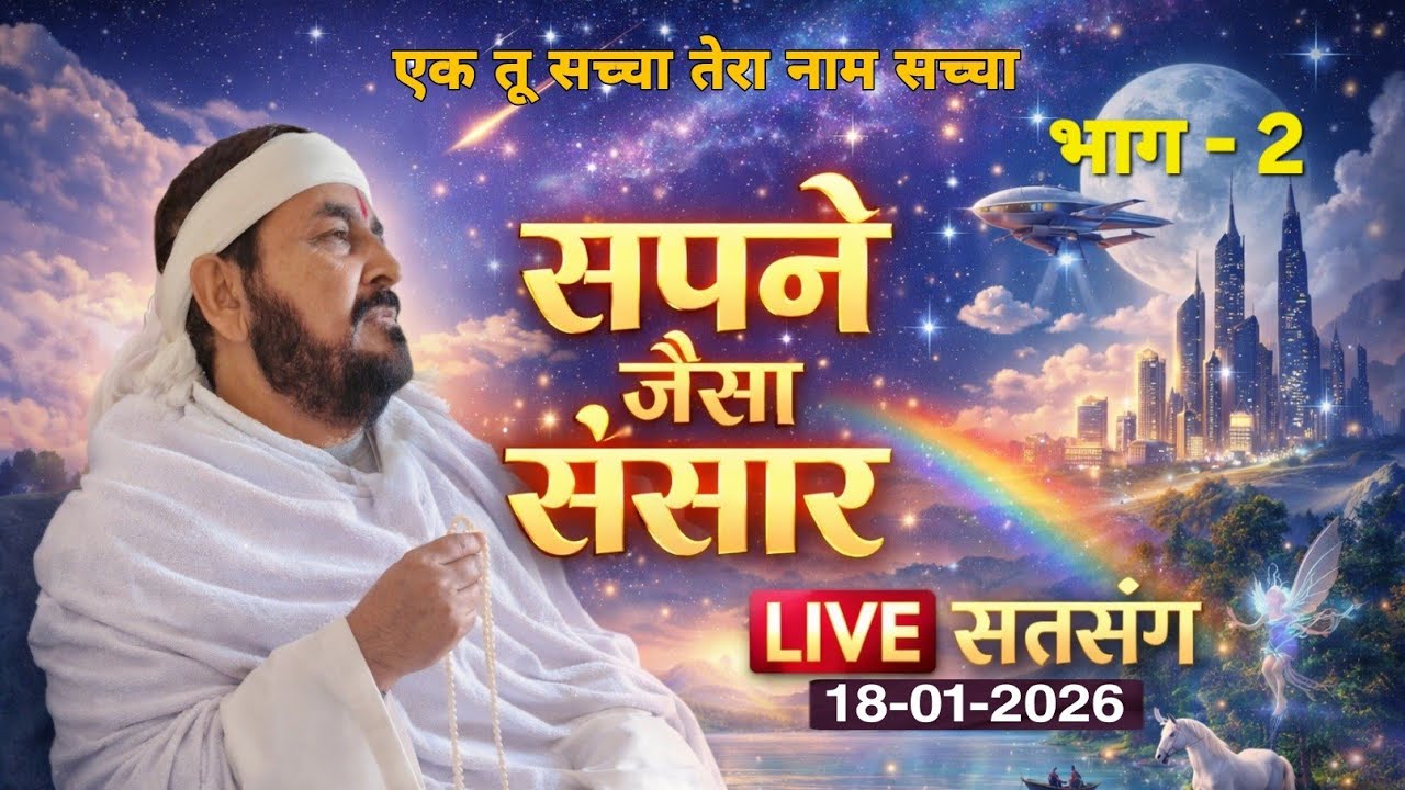 18_01_26_ लाइव सतसंग || सपने जैसा संसार ||  एक_तू_सच्चा_तेरा_नाम_सच्चा_सतपुरुष_बाबा_फुलसन्दे_वाले||