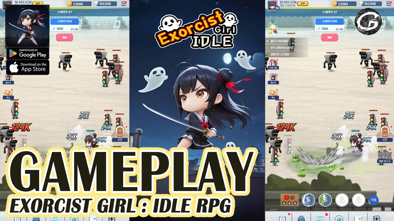 Exorcist Girl: Idle RPG Gameplay - Mobile Game (Android)