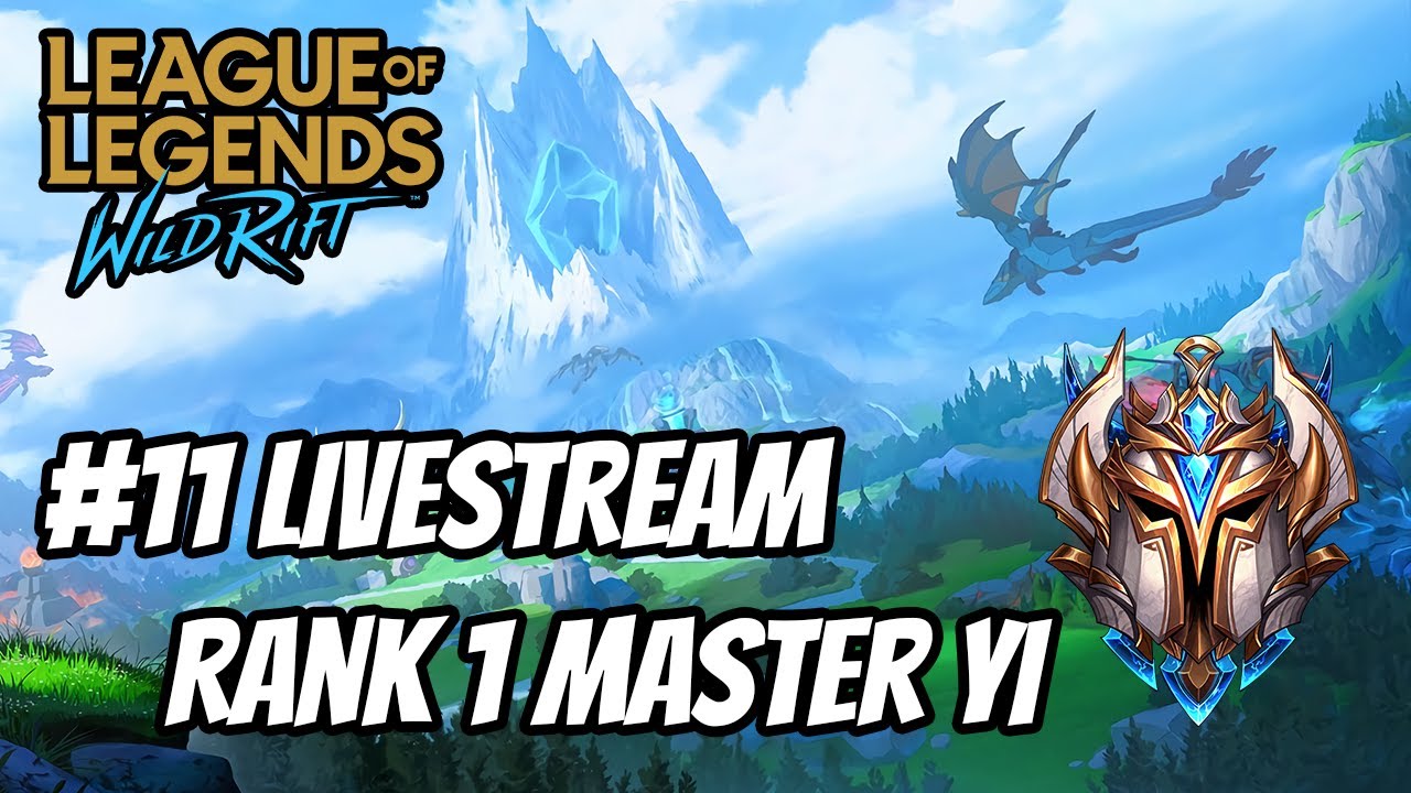 #11 LIVESTREAM!! Wuju Style - Wild Rift Rank 1 Challenger Master Yi (NEW SKIN GIVEAWAY!)