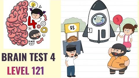 🧠 Brain Test 4 Level 121 | Help Astrodog to launch his rocket ship | Walkthrough