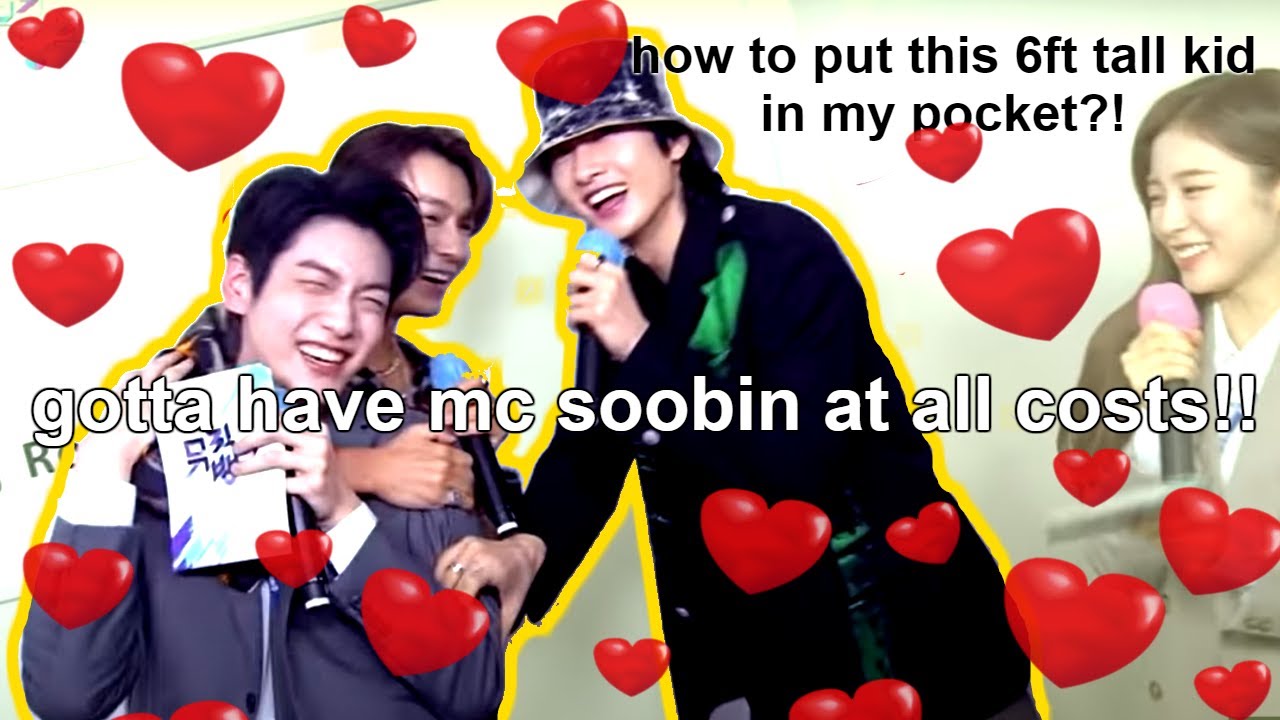 E0: everyone wanna abduct mc soobin! (SUJU's D&E, ITZY, APink's Namjoo, Jessi, Ateez, KARD's BM)