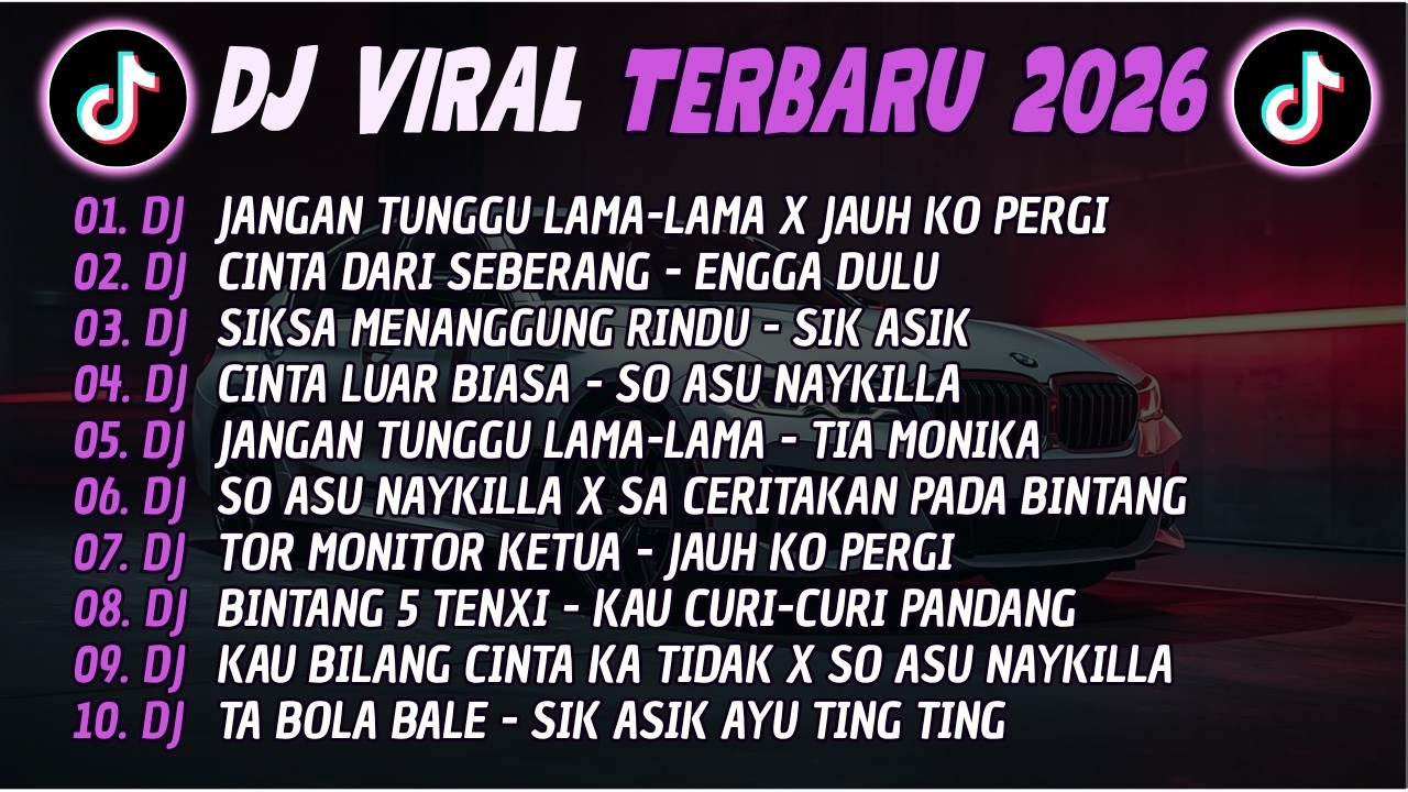 DJ TIKTOK TERBARU 2026🎵DJ SO ASU X SEDIA AKU SEBELUM HUJAN🎵DJ JANGAN TUNGGU LAMA LAMA FULL ALBUM