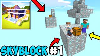 Craft World Master Block 3d Multiplayer Survival Part 1 - Diamonds Skyblock Map