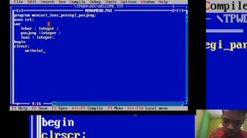Turbo Pascal : Program Mencari Luas Persegi Panjang