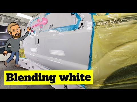 Blending White Paint On Car