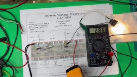 N channel MOSFET polarity protection