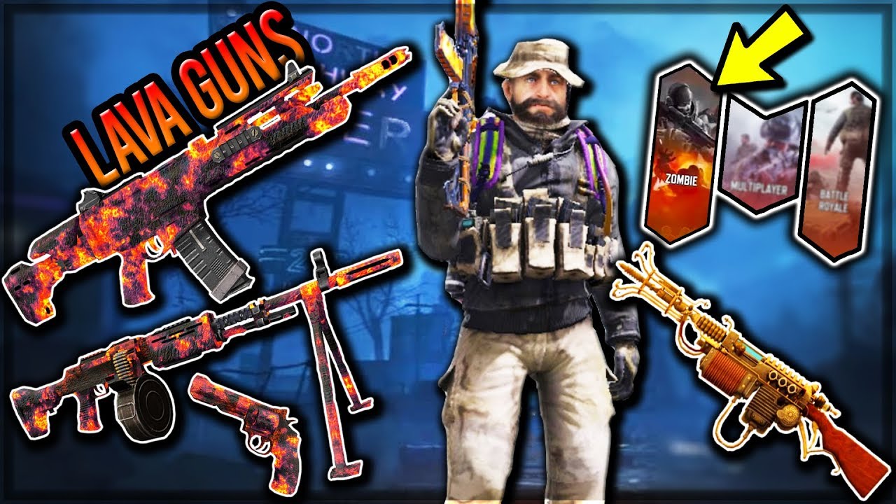 Call Of Duty Mobile Zombies New Guns Wunderwaffe Lava Skins And More Cod Mobile Zombies Info Youtube