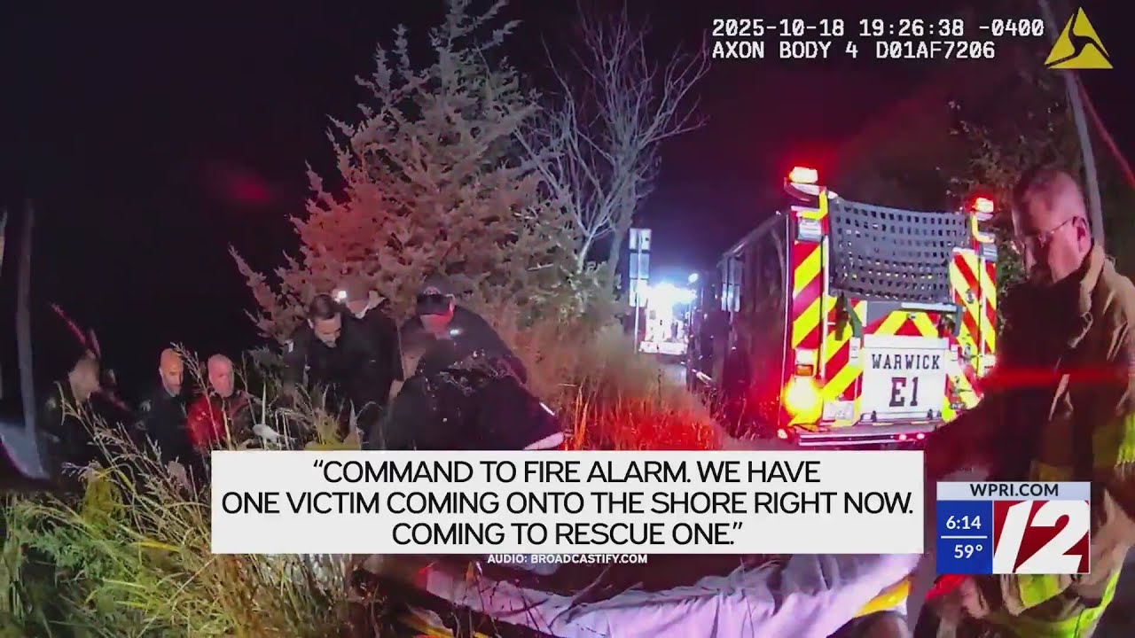 Wife: Man "fighting for his life" after Warwick water rescue