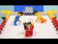 Lego brick games slippery slope challenge stop motion  billy bricks