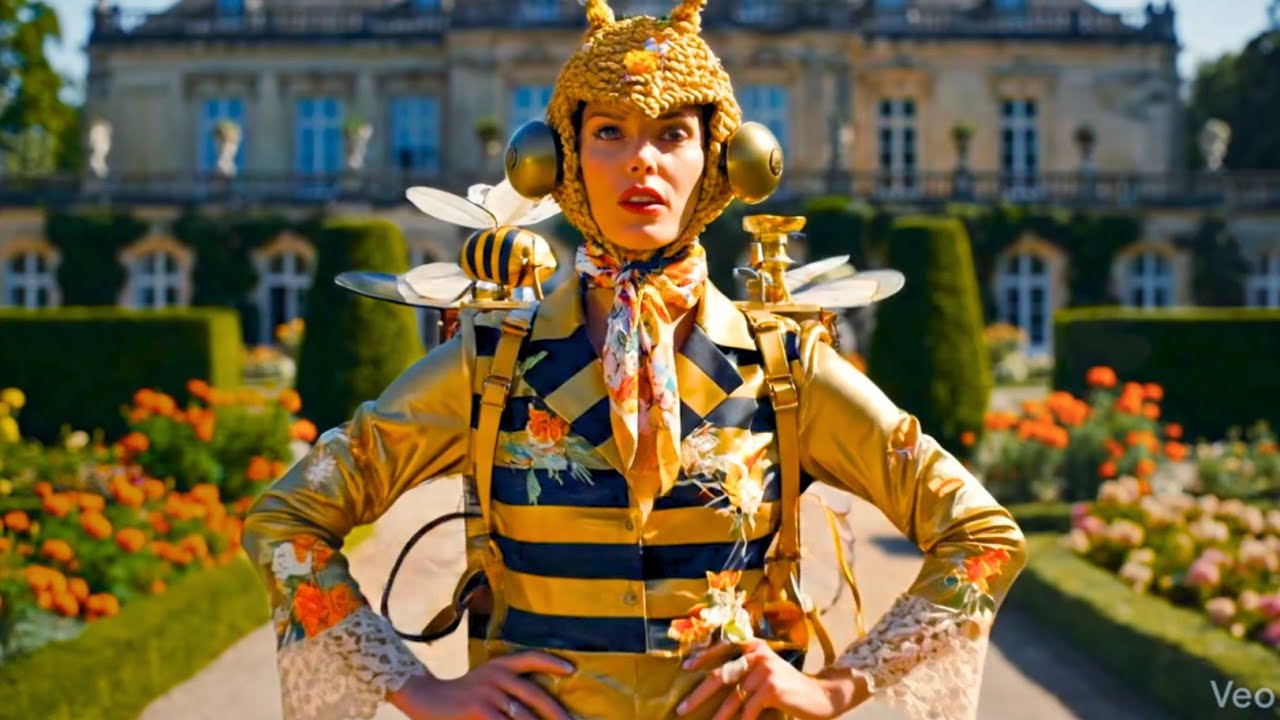 Surreal AI Dance | The Ritual of Bees and Flowers - 4K | Beetiful! | AI Art | AI Bossa Nova Music 