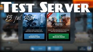 War Robots Test Server - Beacon Rush | New Game Mode