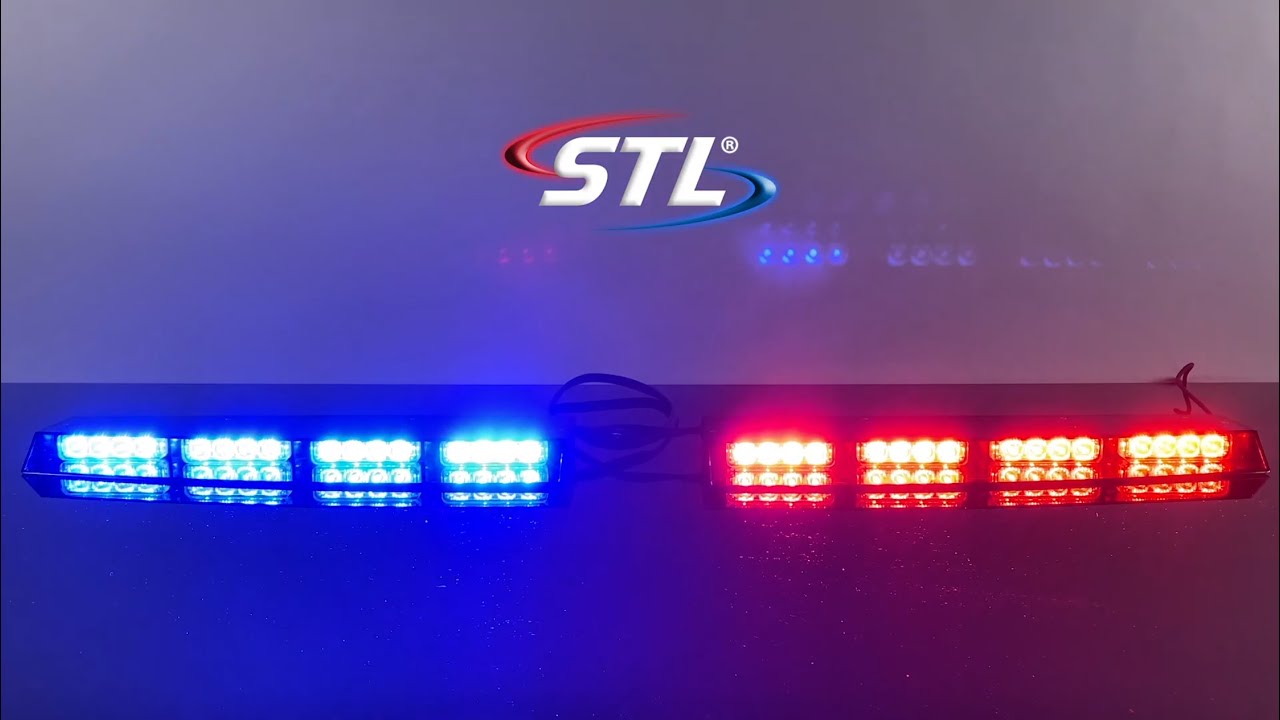 RaptorX® TIR Interior Split LED Visor Light Bar Flash Patterns YouTube