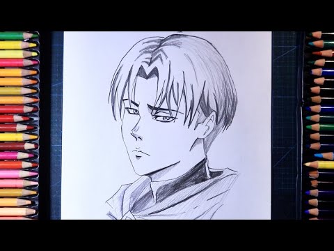How To Draw Levi Ackerman || Attack on Titan || Anime Drawing || Step ...