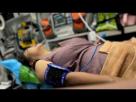 My mother collapsed and was taken away by ambulance