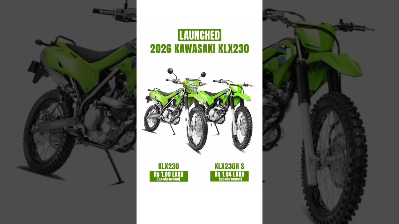 Kawasaki KLX 230 & KLX 230R S New Launch | Price, Specs & Features 