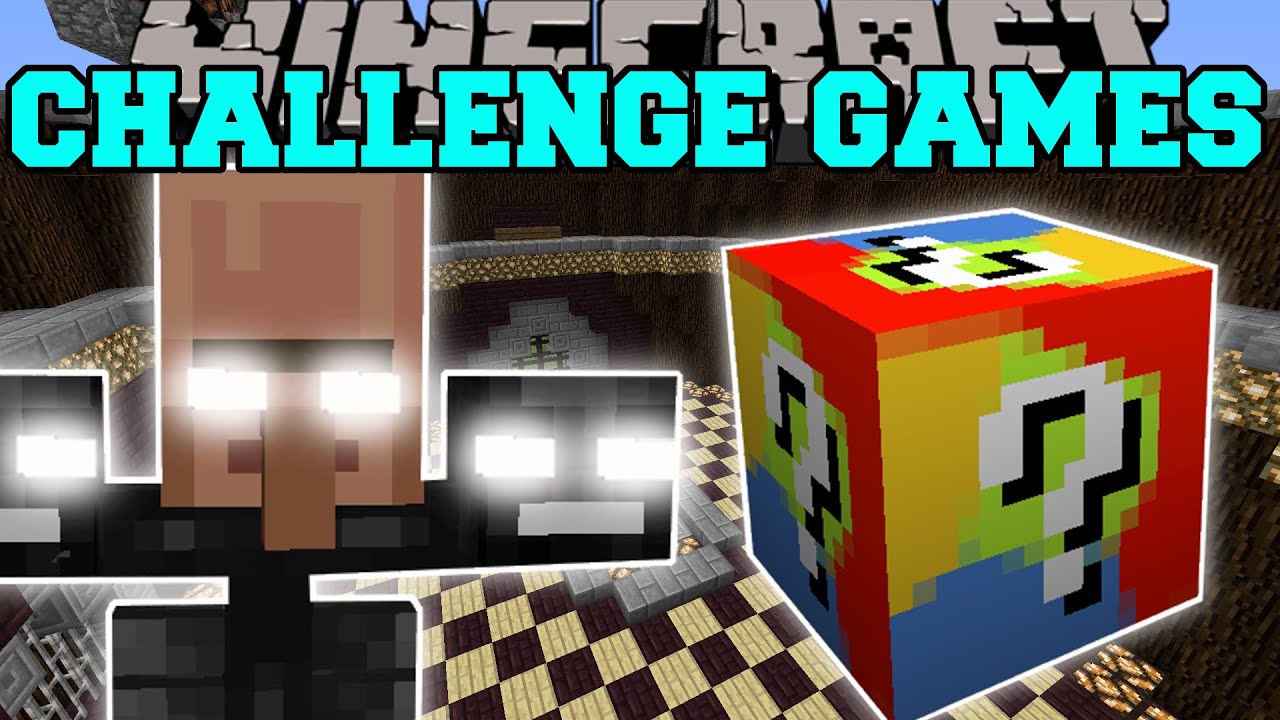 Minecraft: VILLAGER WITHER CHALLENGE GAMES - Lucky Block Mod - Modded