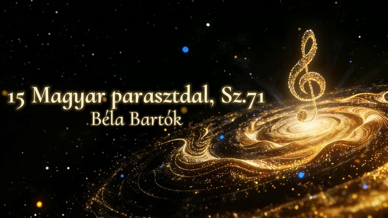 バルトーク 《15のハンガリー農民歌》Sz 71 Béla Bartók：15 Hungarian