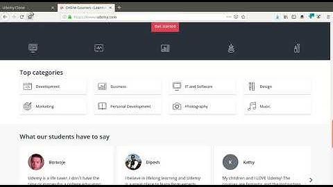 Udemy Home Page Clone: Live Coding using Tailwind CSS. [ Part 9 ]