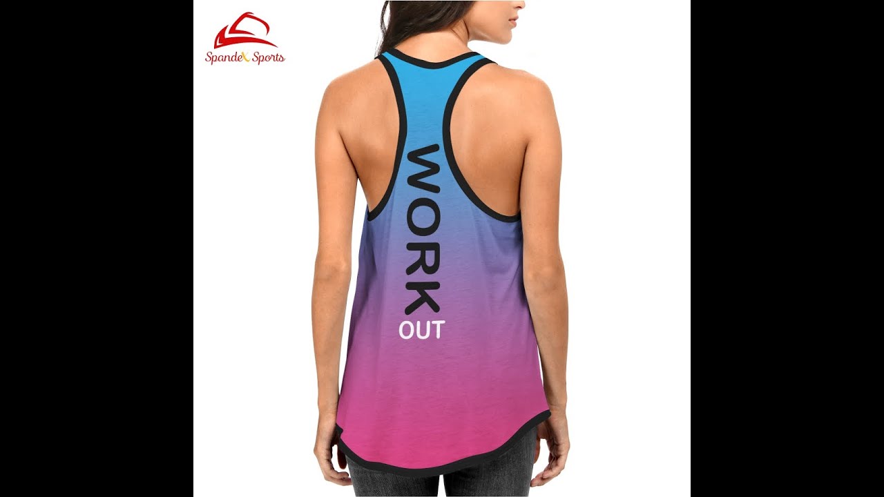 Gym Vest Women. Spandex Sports. YouTube