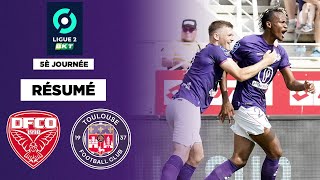 Résumé : Toulouse enfonce Dijon dans un festival de buts