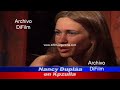 Promocion con la actriz Nancy Duplaa en el programa Kpzulla 1999