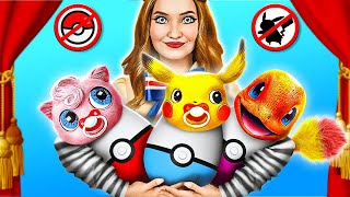 CÓMO COLAR POKEMONS EN UN CINE || Pokémon adoptado en la cárcel por 123 GO! TRENDS