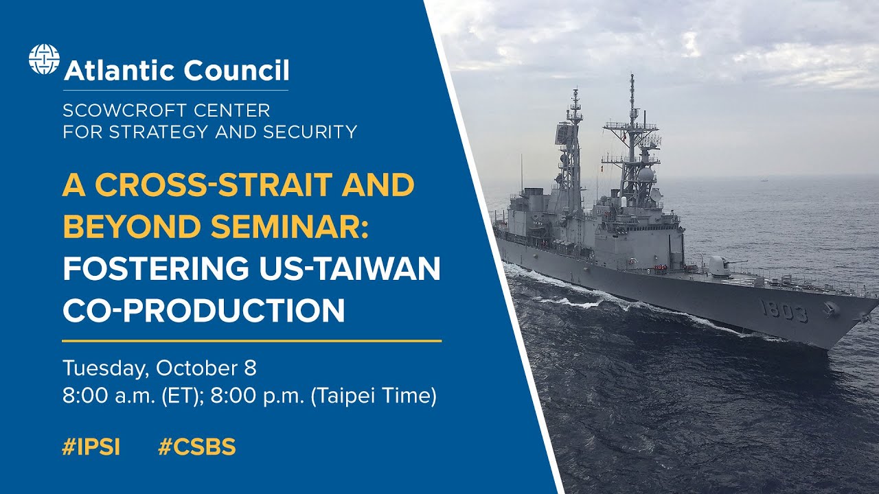 A cross-strait and beyond seminar: Fostering US-Taiwan co-production