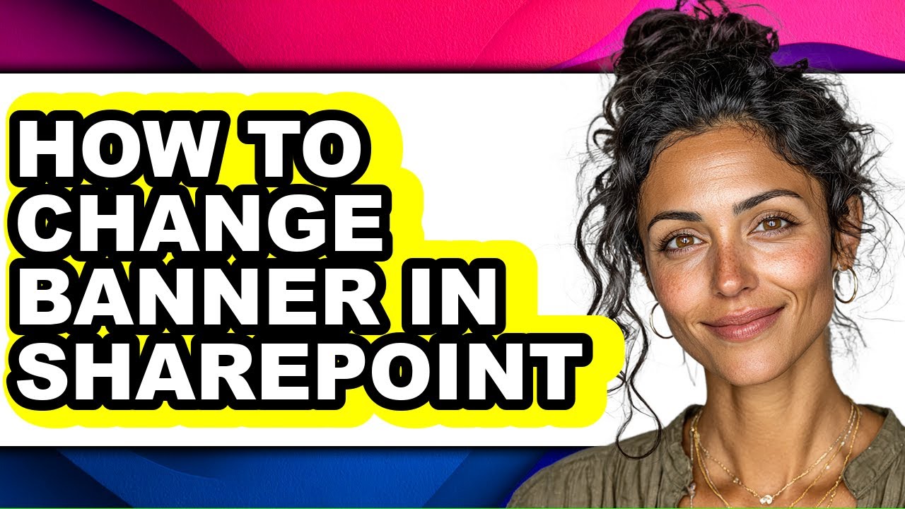 How to Change Banner in Sharepoint - Step by Step - YouTube