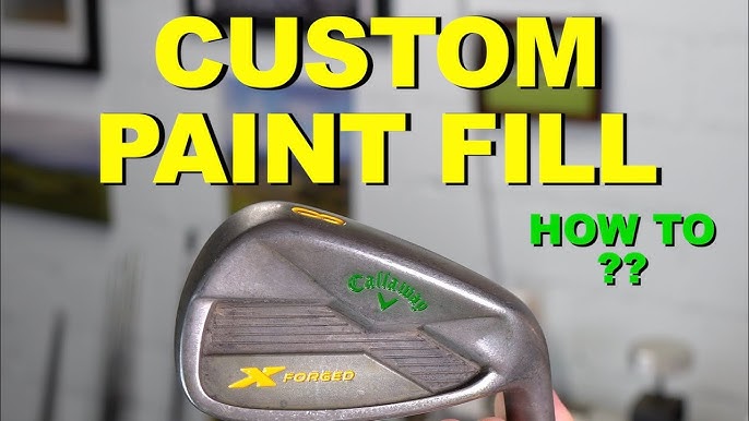 Golf Club Paint Fill 12 Colors, Wedge Stamping