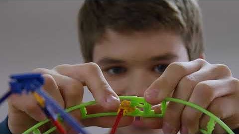 UK K’NEX Lunar Launch thrill ride video