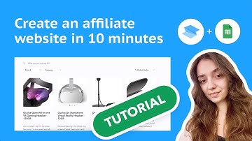 How to create an affiliate website in 10 minutes