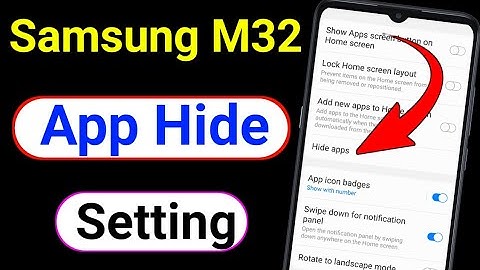 Samsung M32 me app hide kaise kare | Samsung M30 to hidden apps | 2021 का नया मोबाइल!