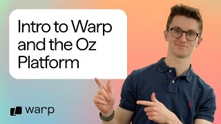 Celebrity Intro to Warp  - terminal basics, Claude Code setup, and cloud handoff with Oz Profile