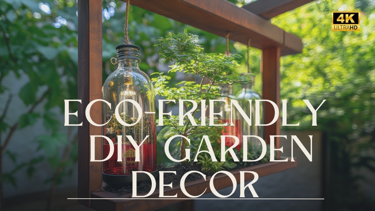 Eco-Friendly DIY Garden Decor: Recycled Materials into Sustainable Outdoor Art & Rustic Focal Decor