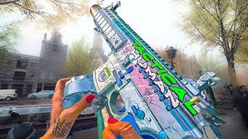 my BUFFED BAS-P CLASS is BROKEN on Vondel Park Warzone! (BAS-P Class Setup)