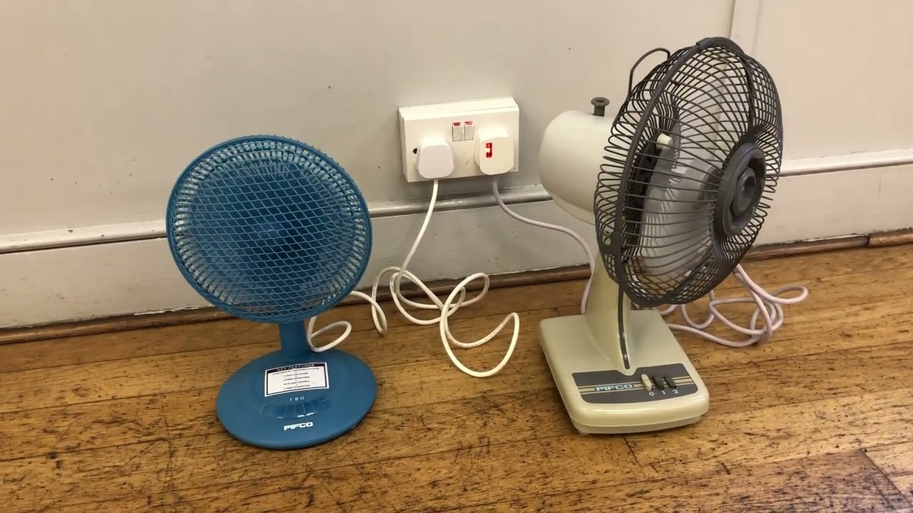My fan collection at my local village hall all set up 